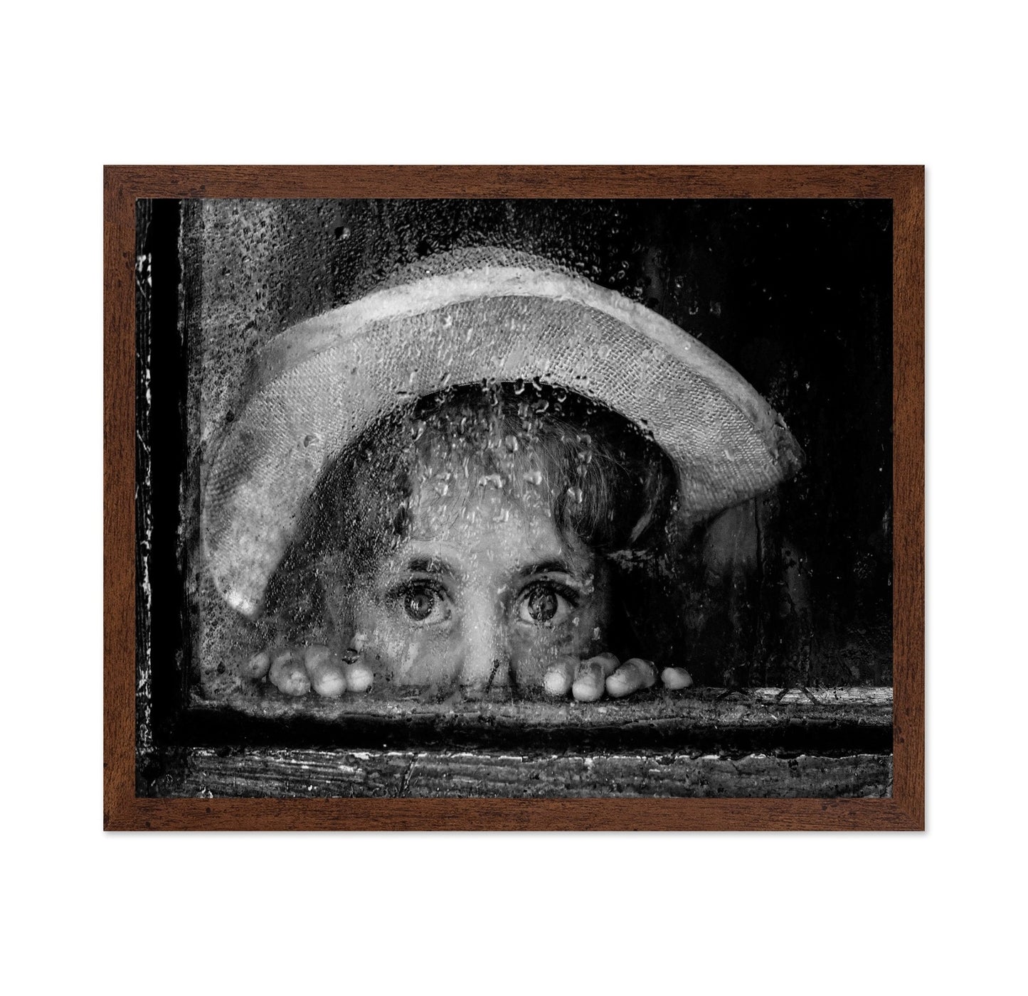Curious Window Child