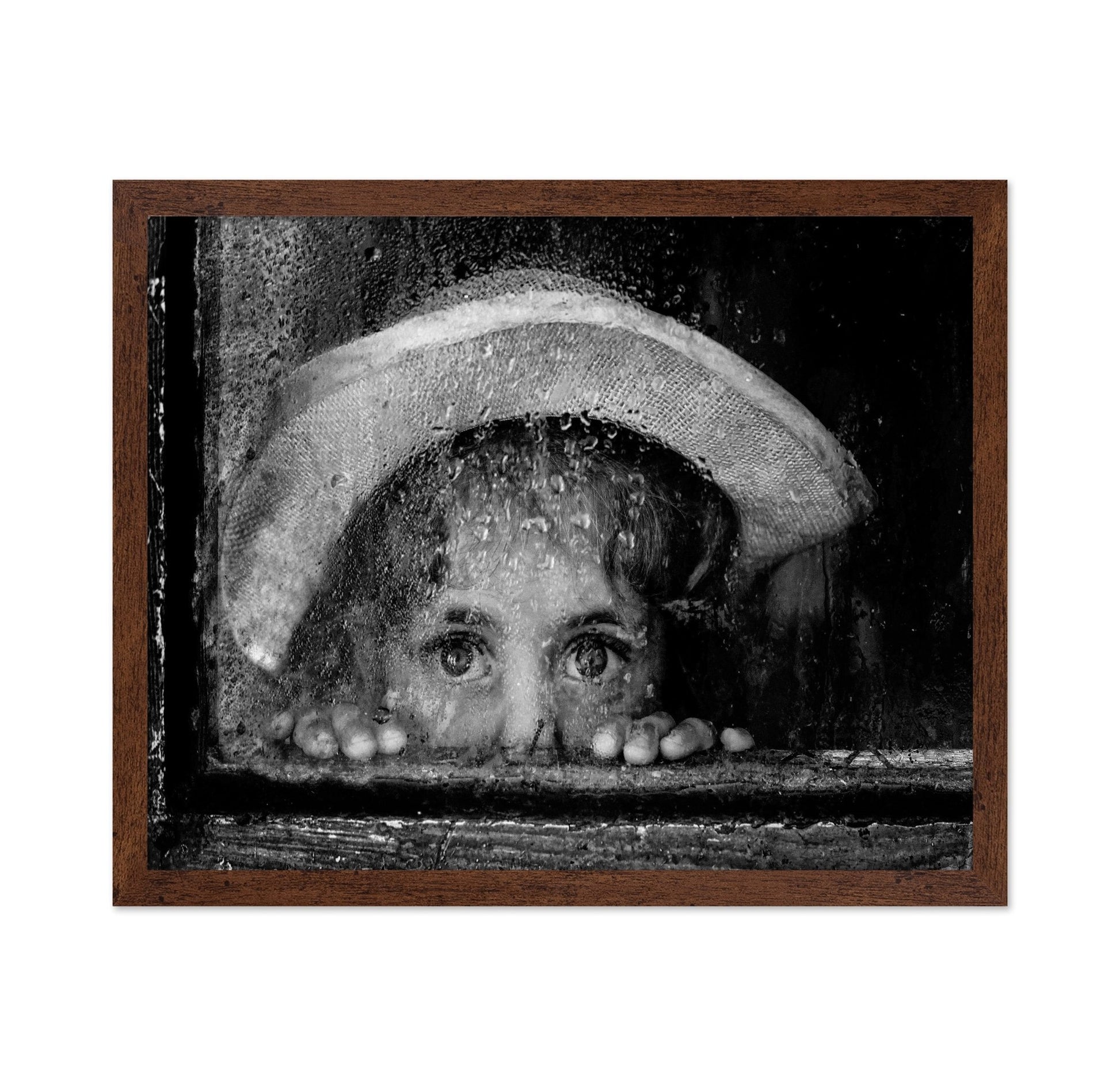 Curious Window Child