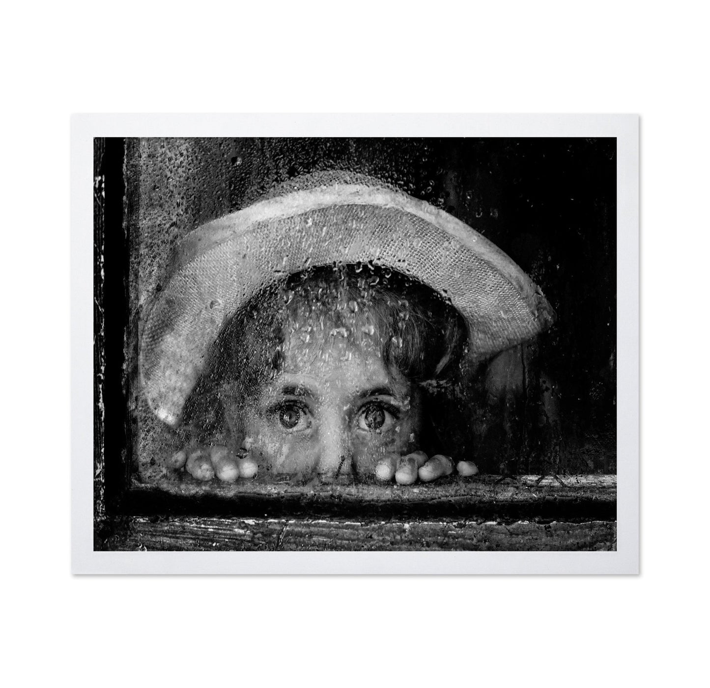Curious Window Child