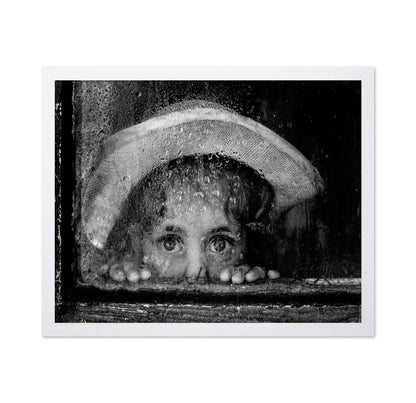 Curious Window Child