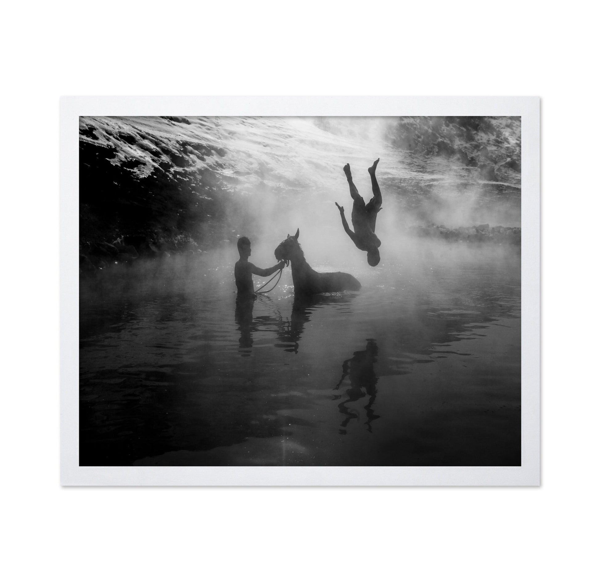 River Dive Silhouette