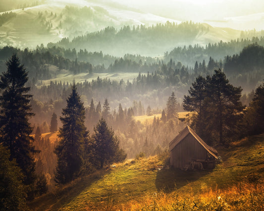 Mountain Cabin Glow