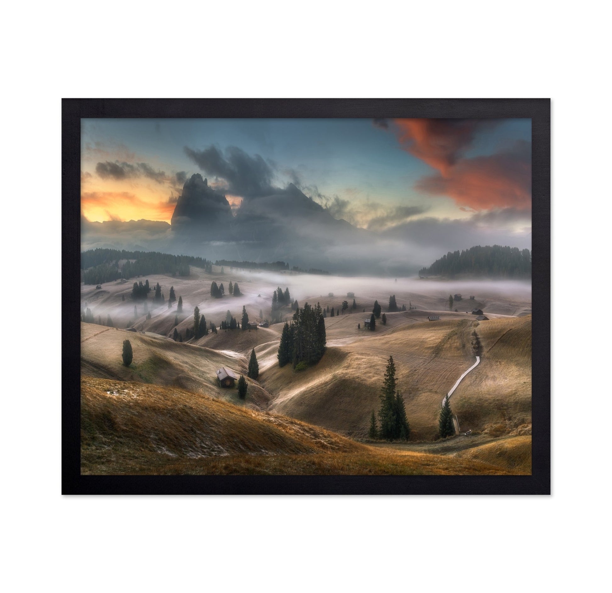 Misty Alpine Valley No1