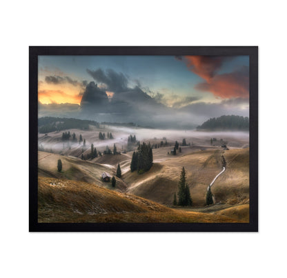 Misty Alpine Valley No1
