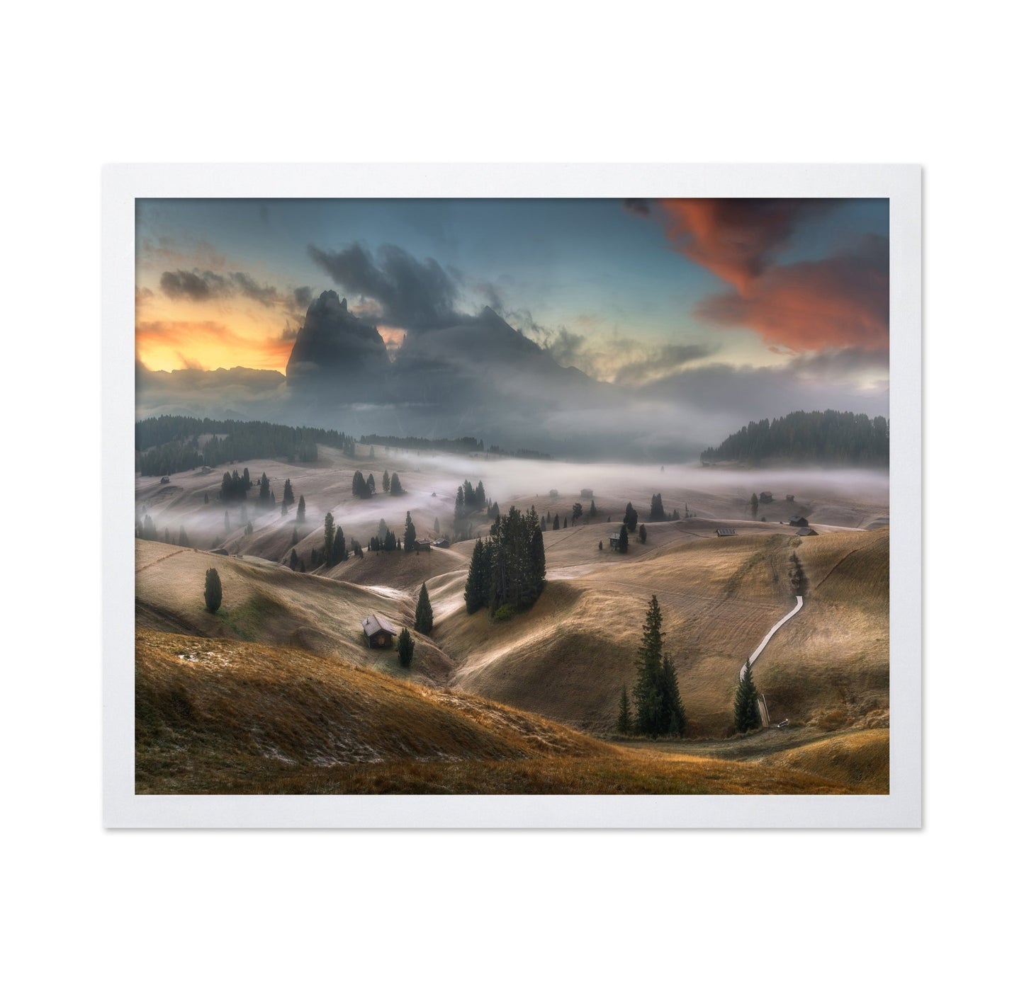 Misty Alpine Valley No1