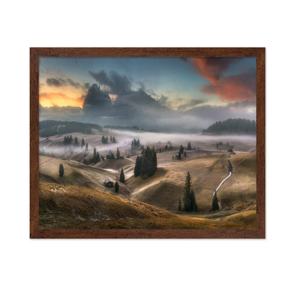 Misty Alpine Valley No1
