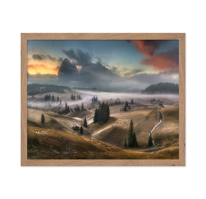 Misty Alpine Valley No1