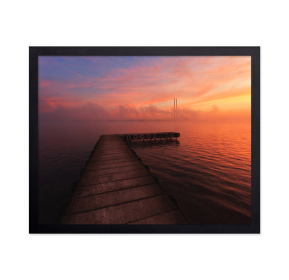 Sunset Pier Glow