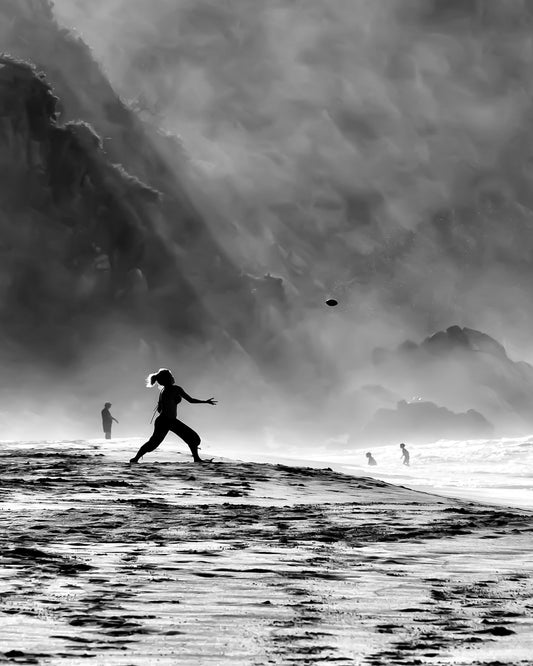 Foggy Beach Play