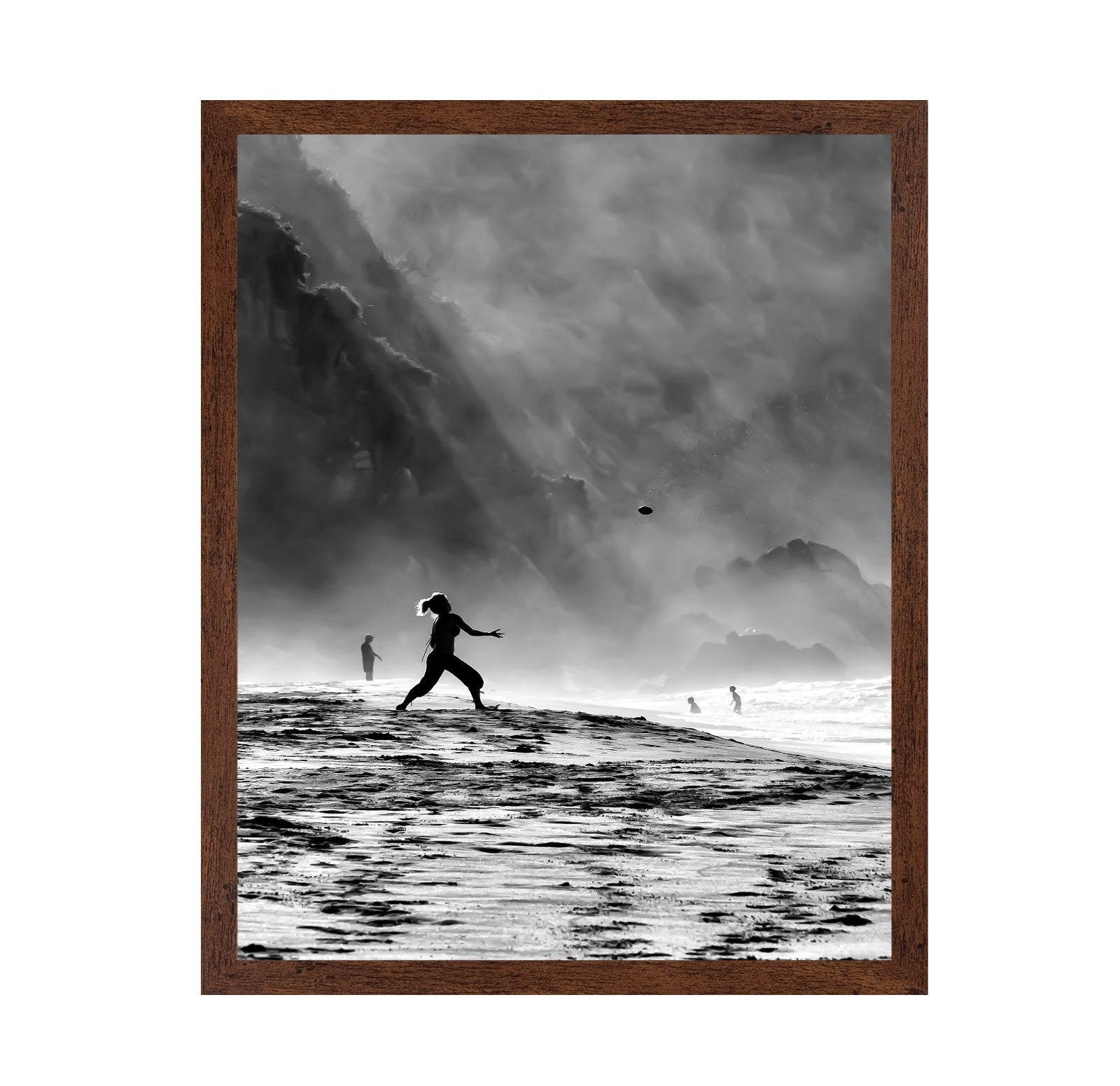 Foggy Beach Play