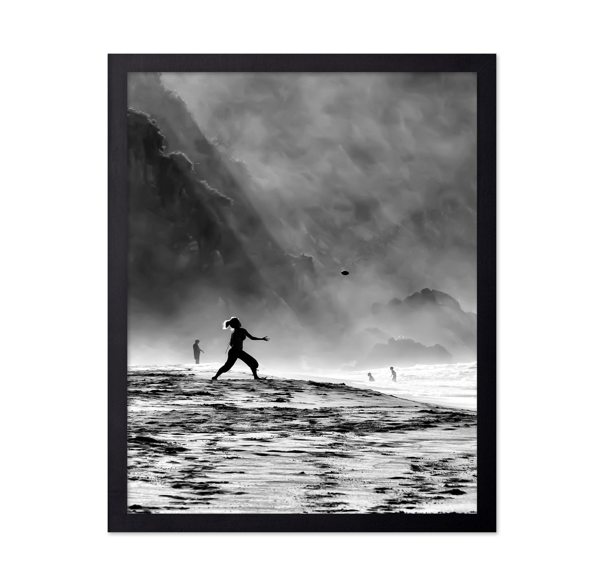 Foggy Beach Play