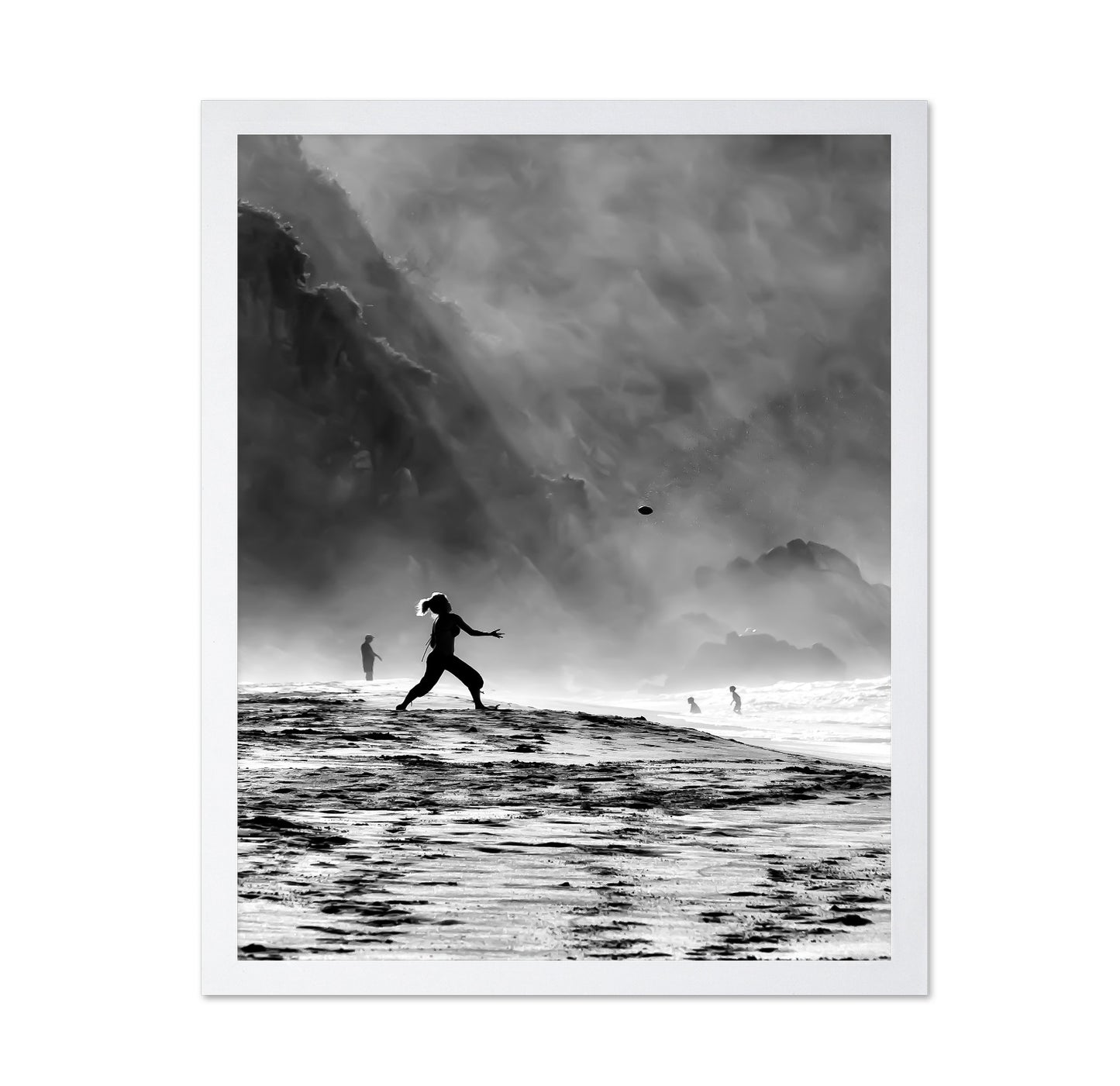 Foggy Beach Play