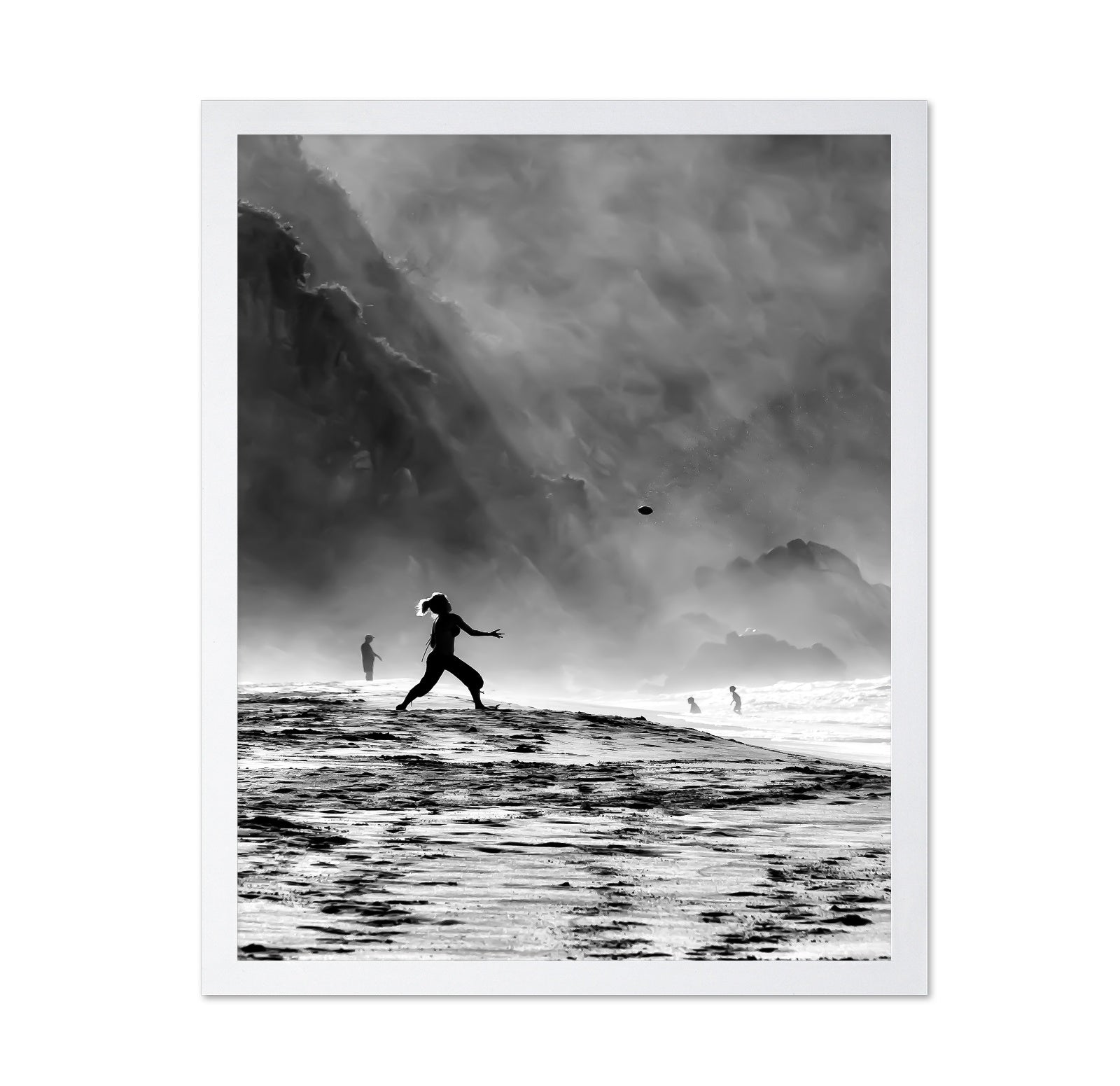 Foggy Beach Play