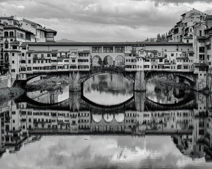 Florence Bridge Reflection