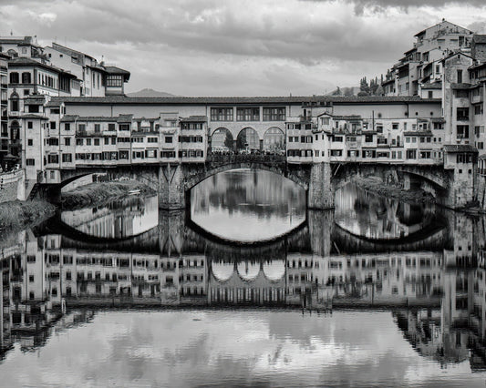 Florence Bridge Reflection