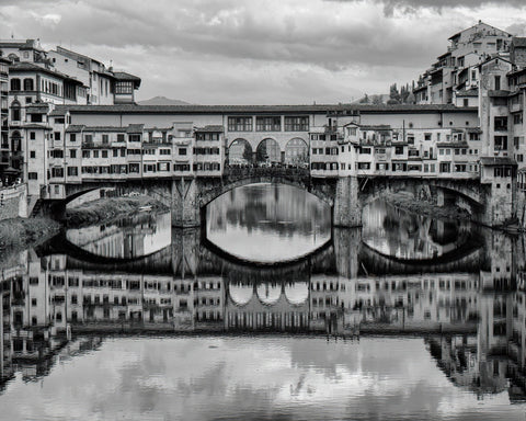 Florence Bridge Reflection