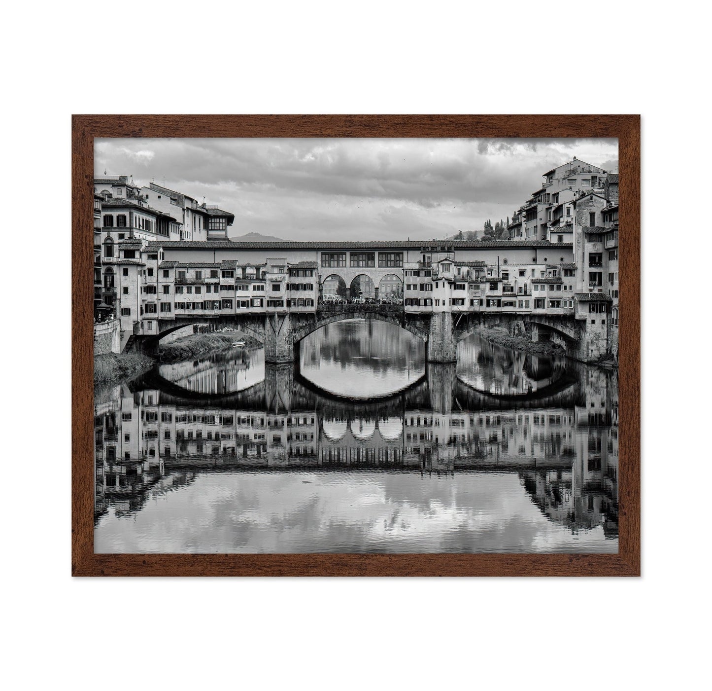 Florence Bridge Reflection
