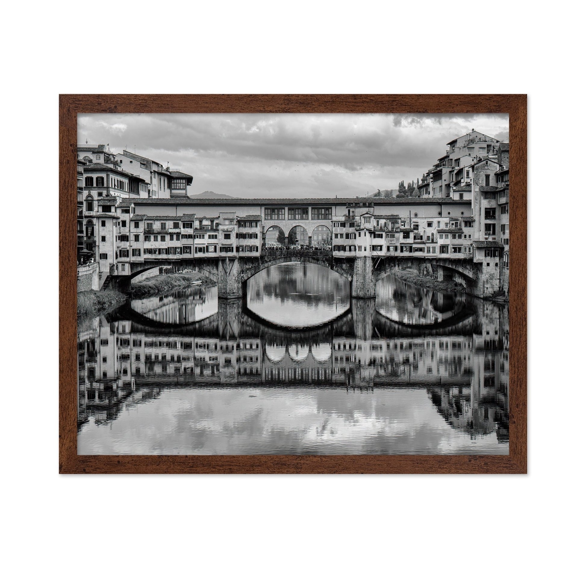 Florence Bridge Reflection
