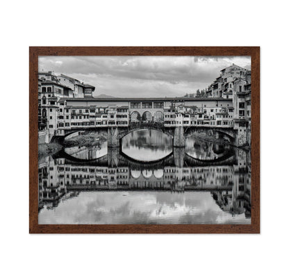 Florence Bridge Reflection