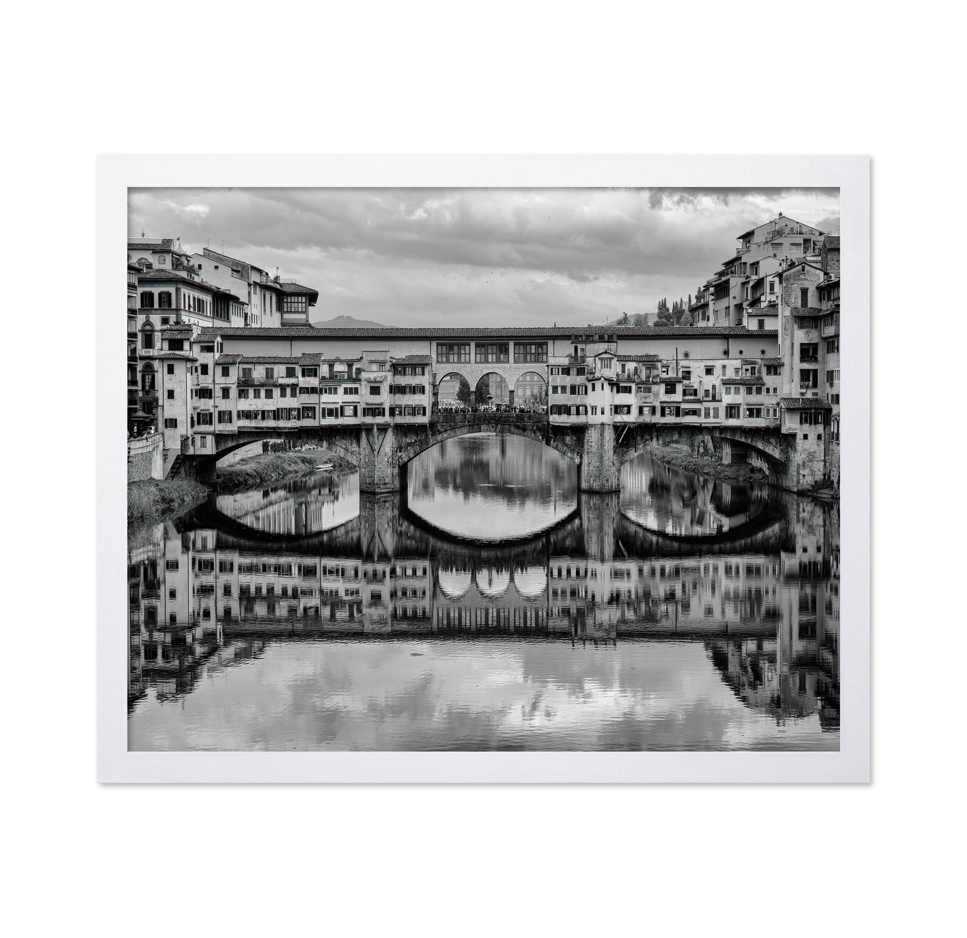 Florence Bridge Reflection
