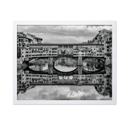Florence Bridge Reflection