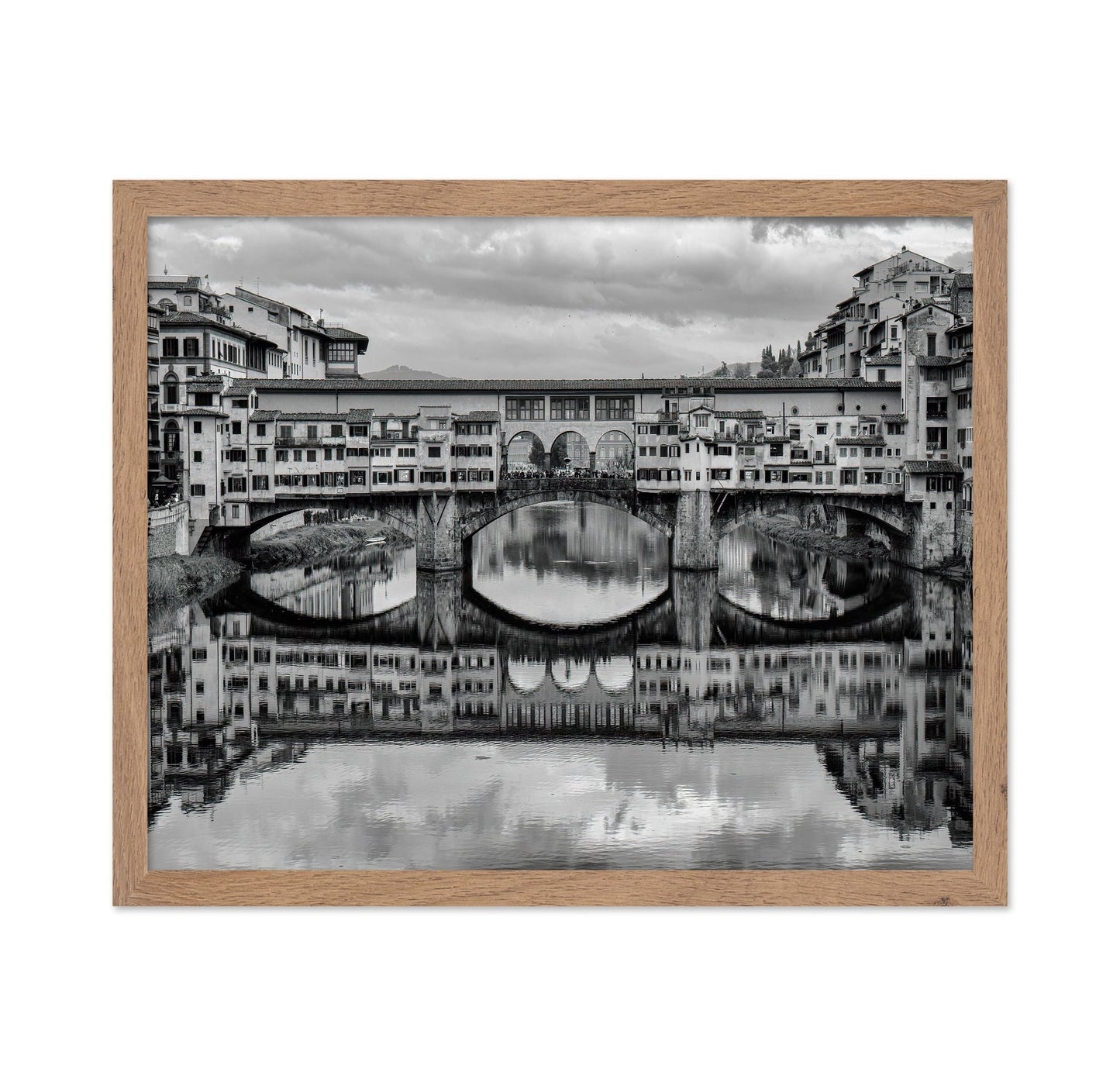 Florence Bridge Reflection