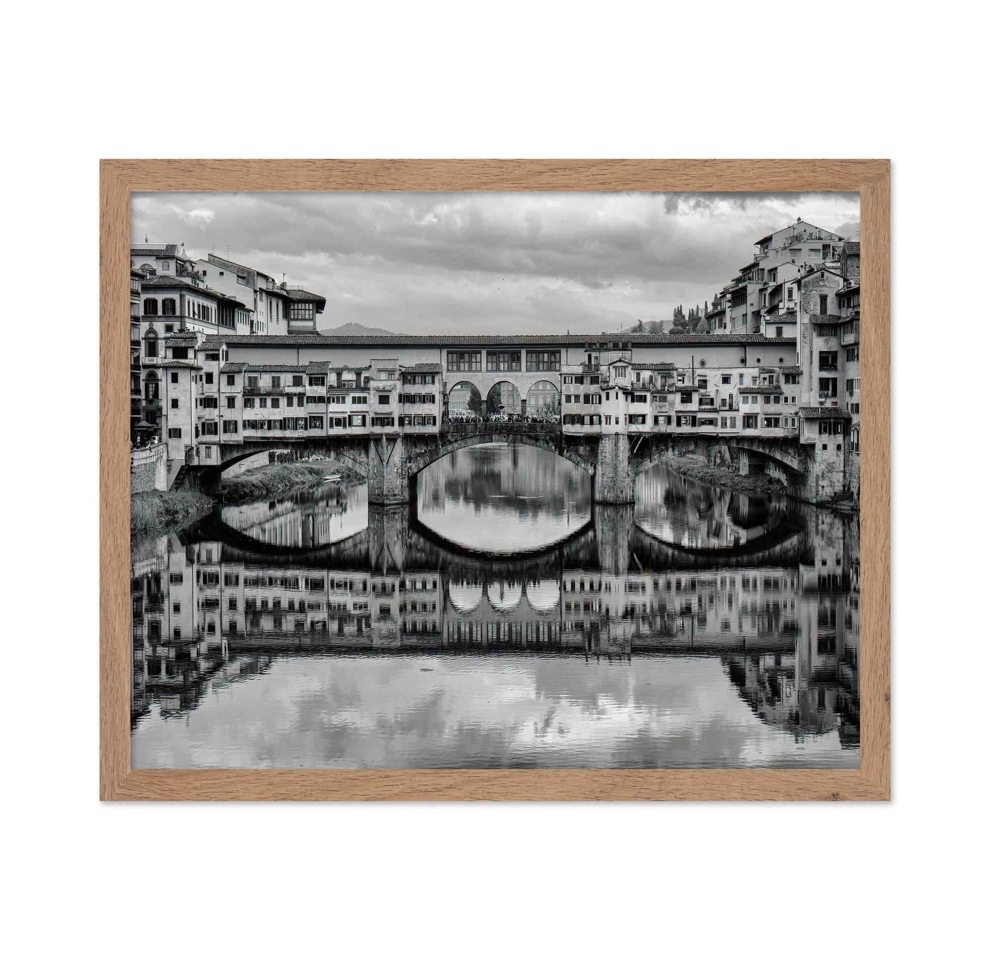 Florence Bridge Reflection