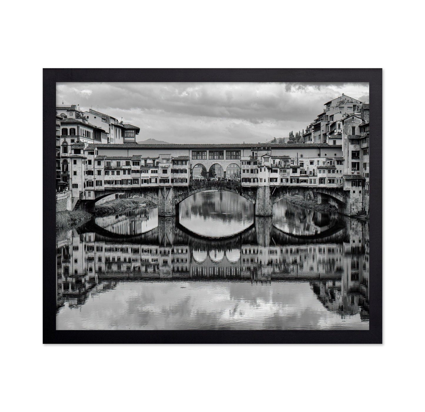 Florence Bridge Reflection