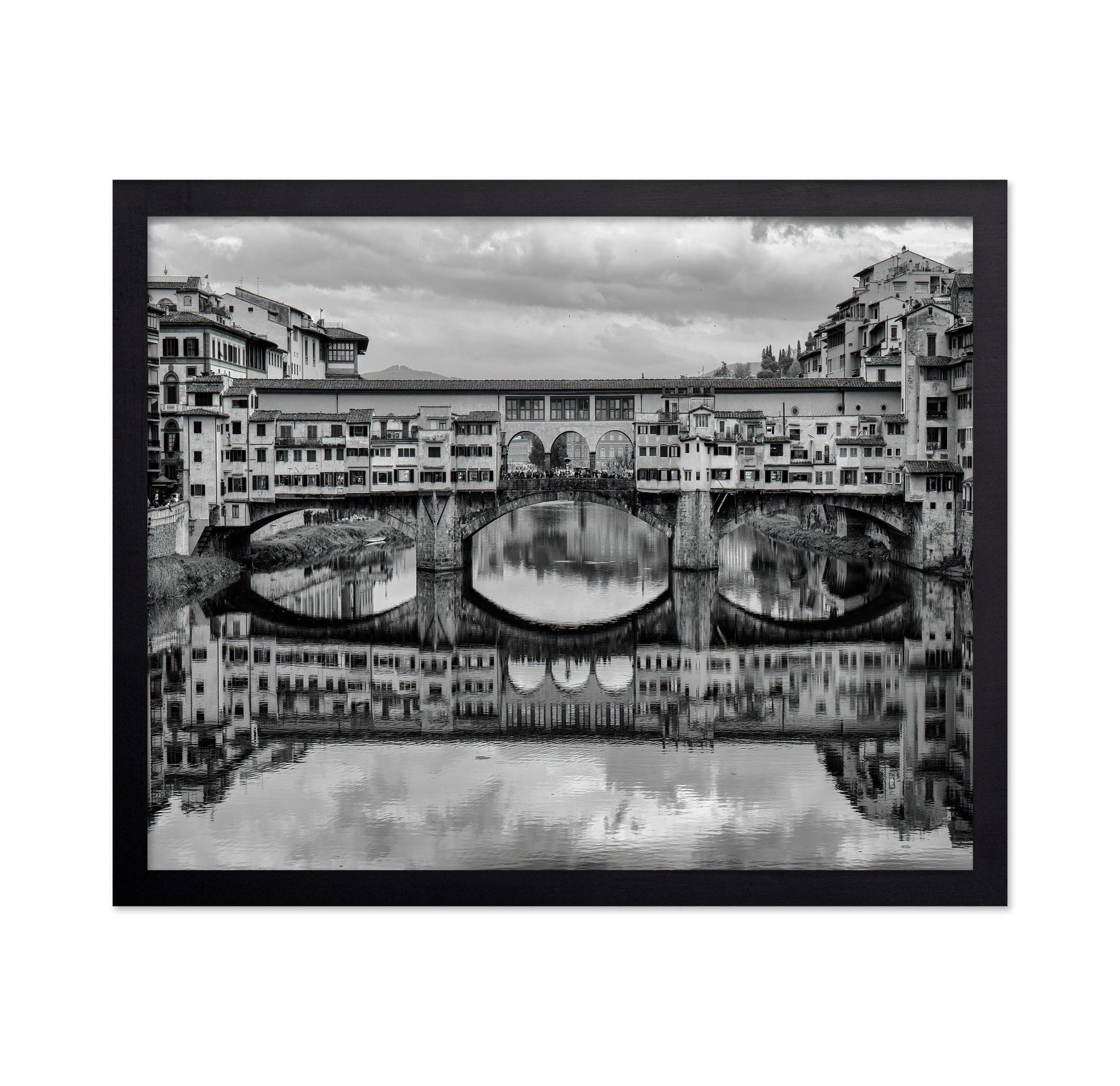 Florence Bridge Reflection