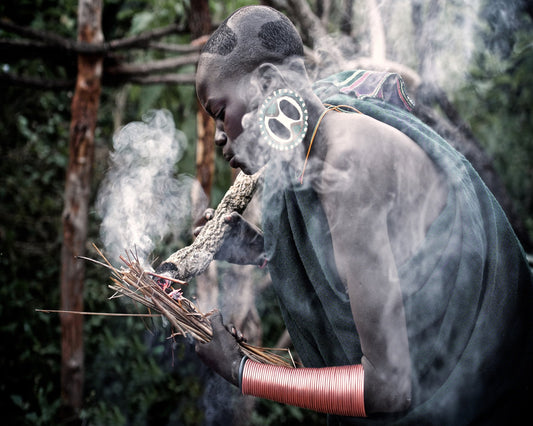 Smoke Ritual Portrait