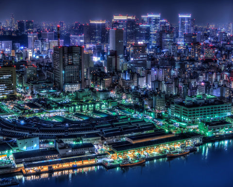 Tokyo Night Skyline No1