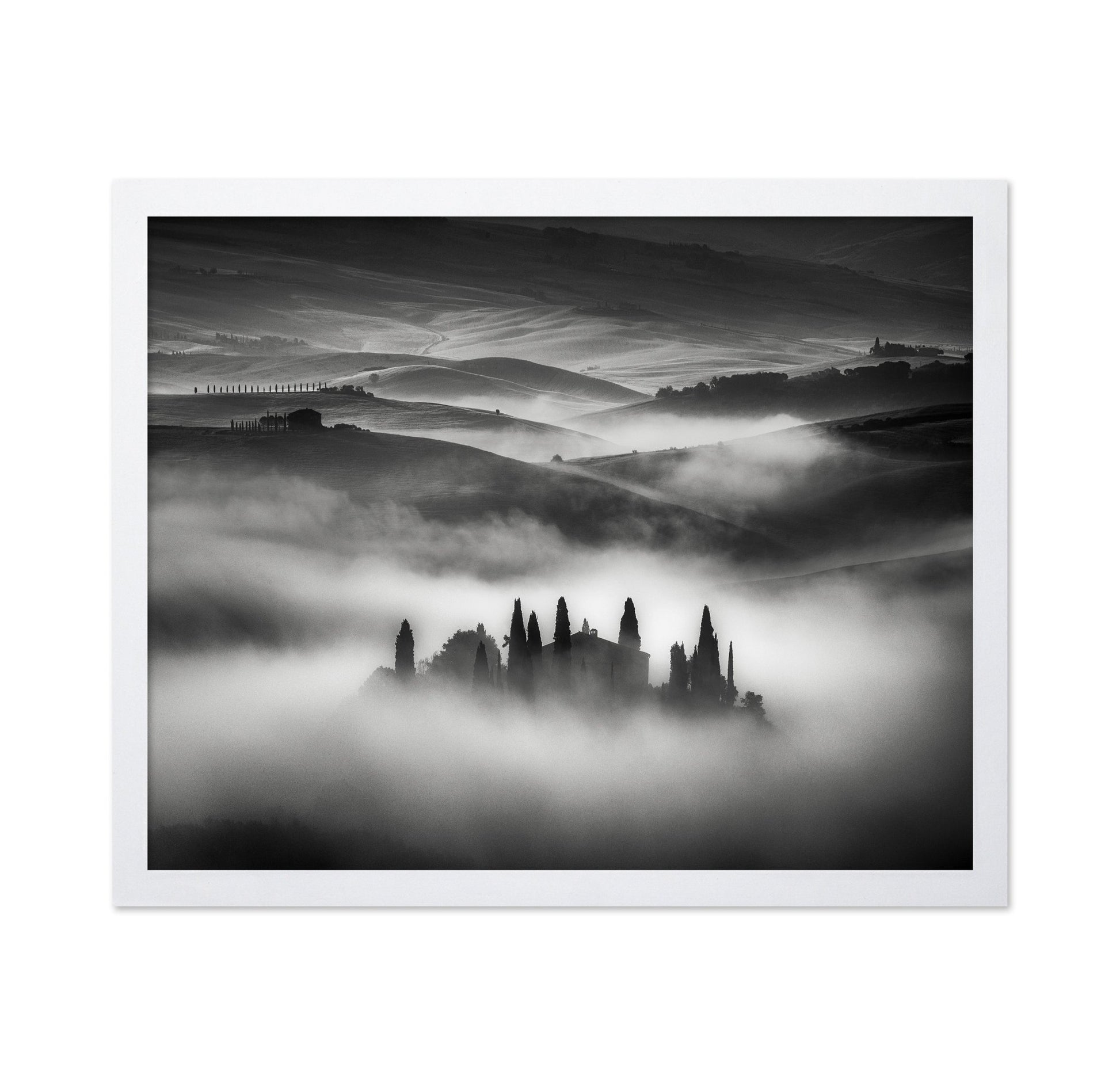 Foggy Tuscan Hills