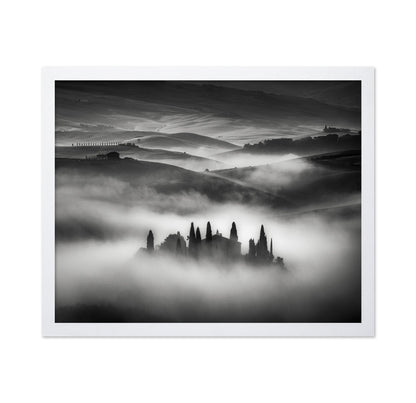 Foggy Tuscan Hills