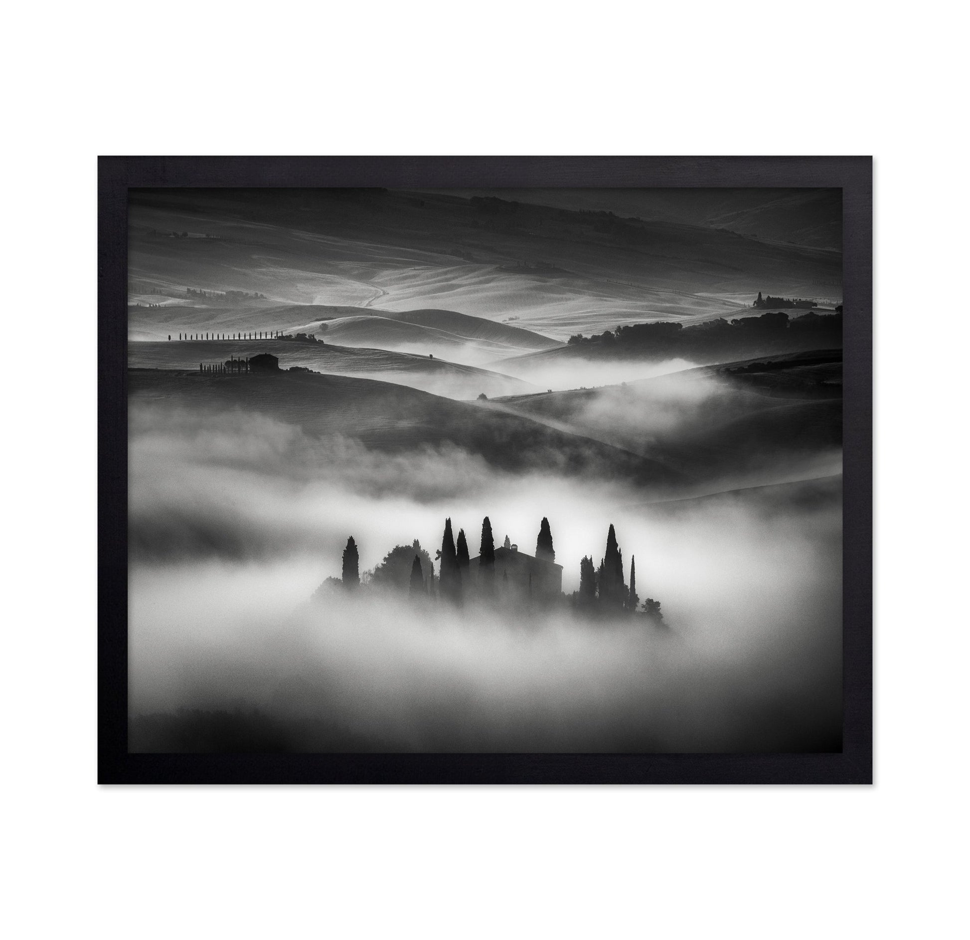 Foggy Tuscan Hills