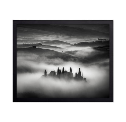 Foggy Tuscan Hills