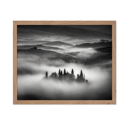Foggy Tuscan Hills