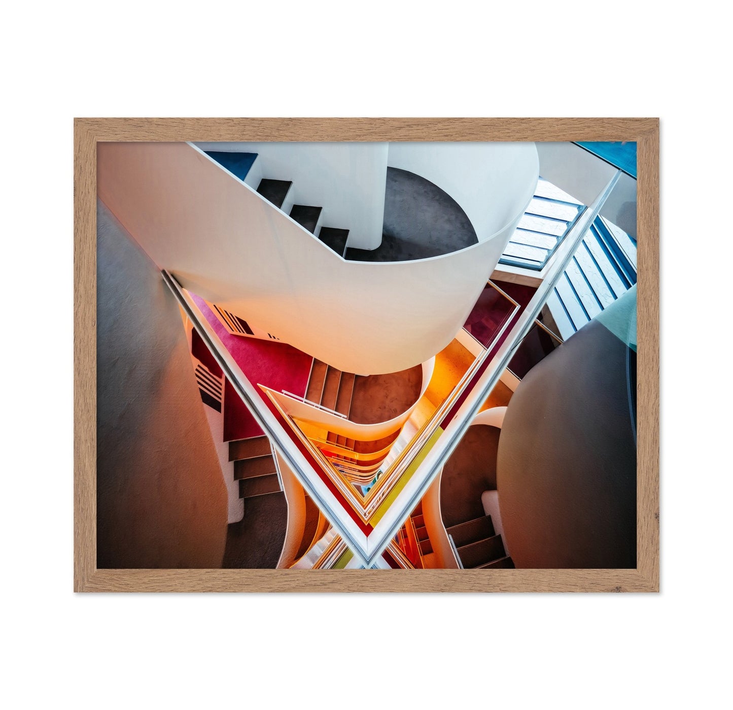 Color Spiral Stairs