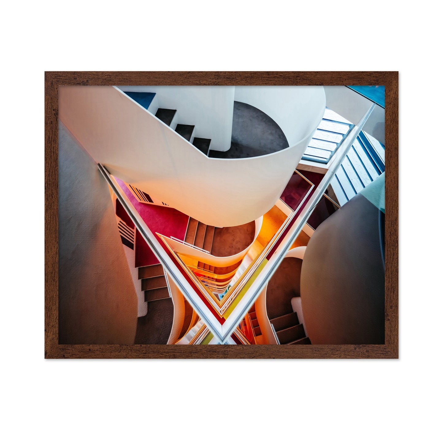 Color Spiral Stairs