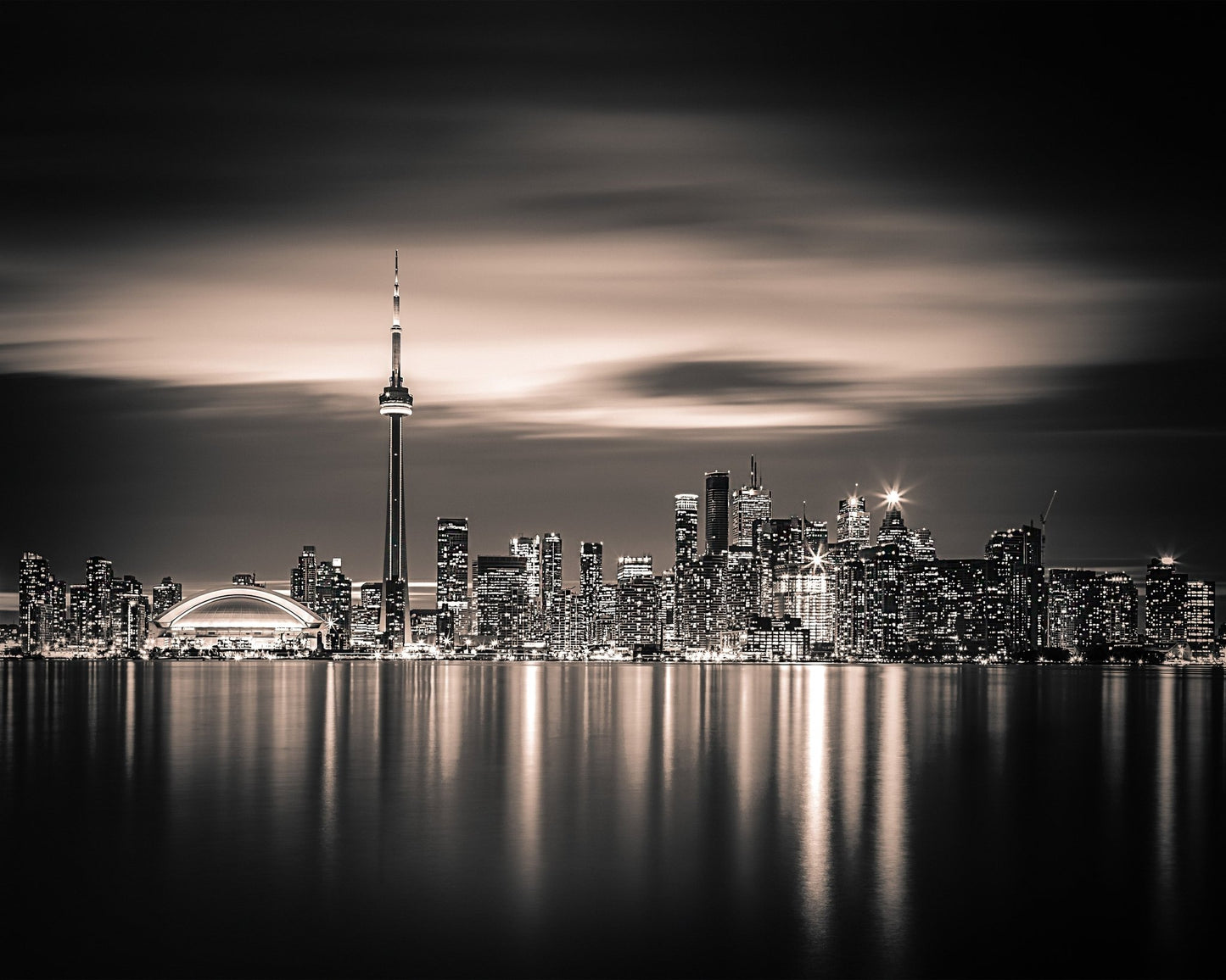 Toronto Night Reflection