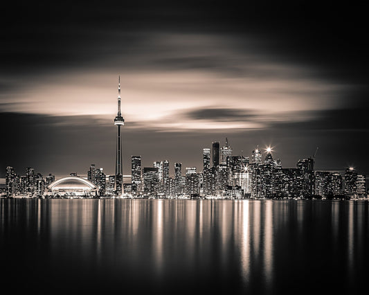 Toronto Night Reflection