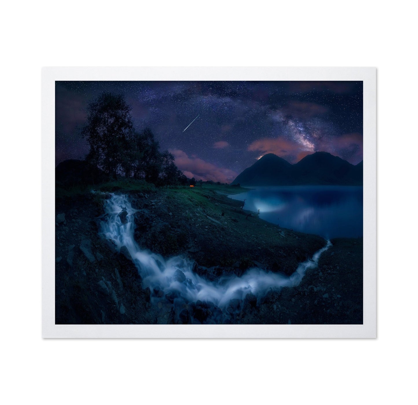 Starlit Mountain Stream