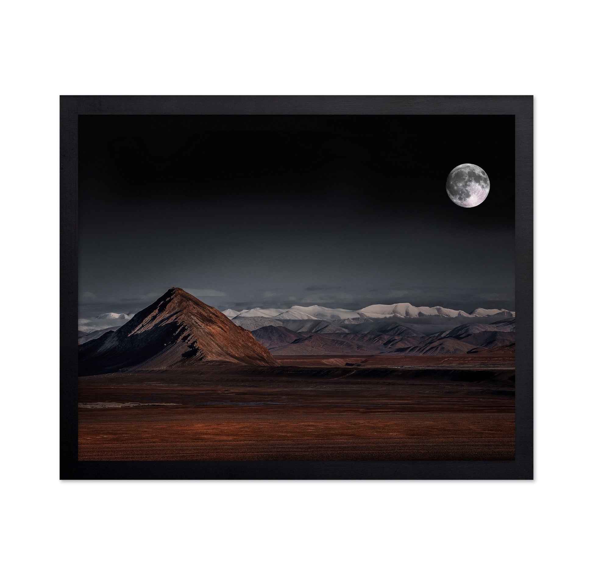 Moonlit Desert Peak