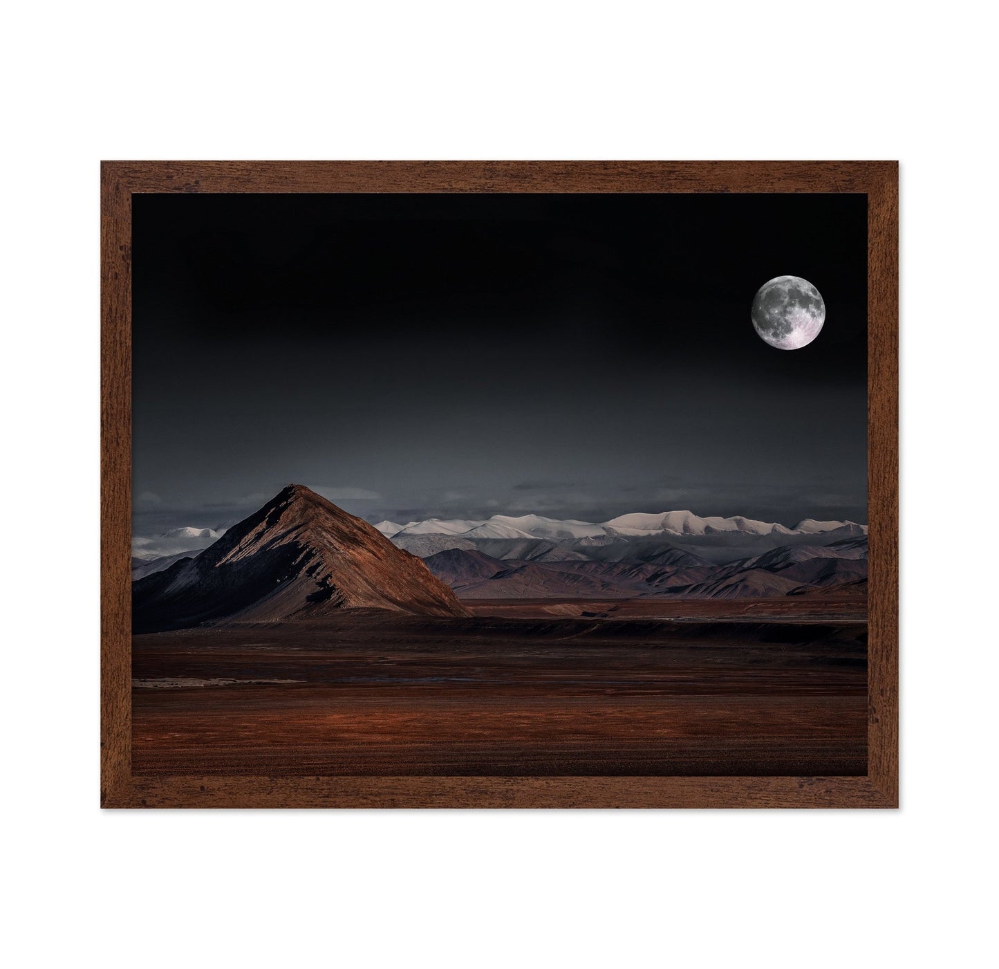 Moonlit Desert Peak