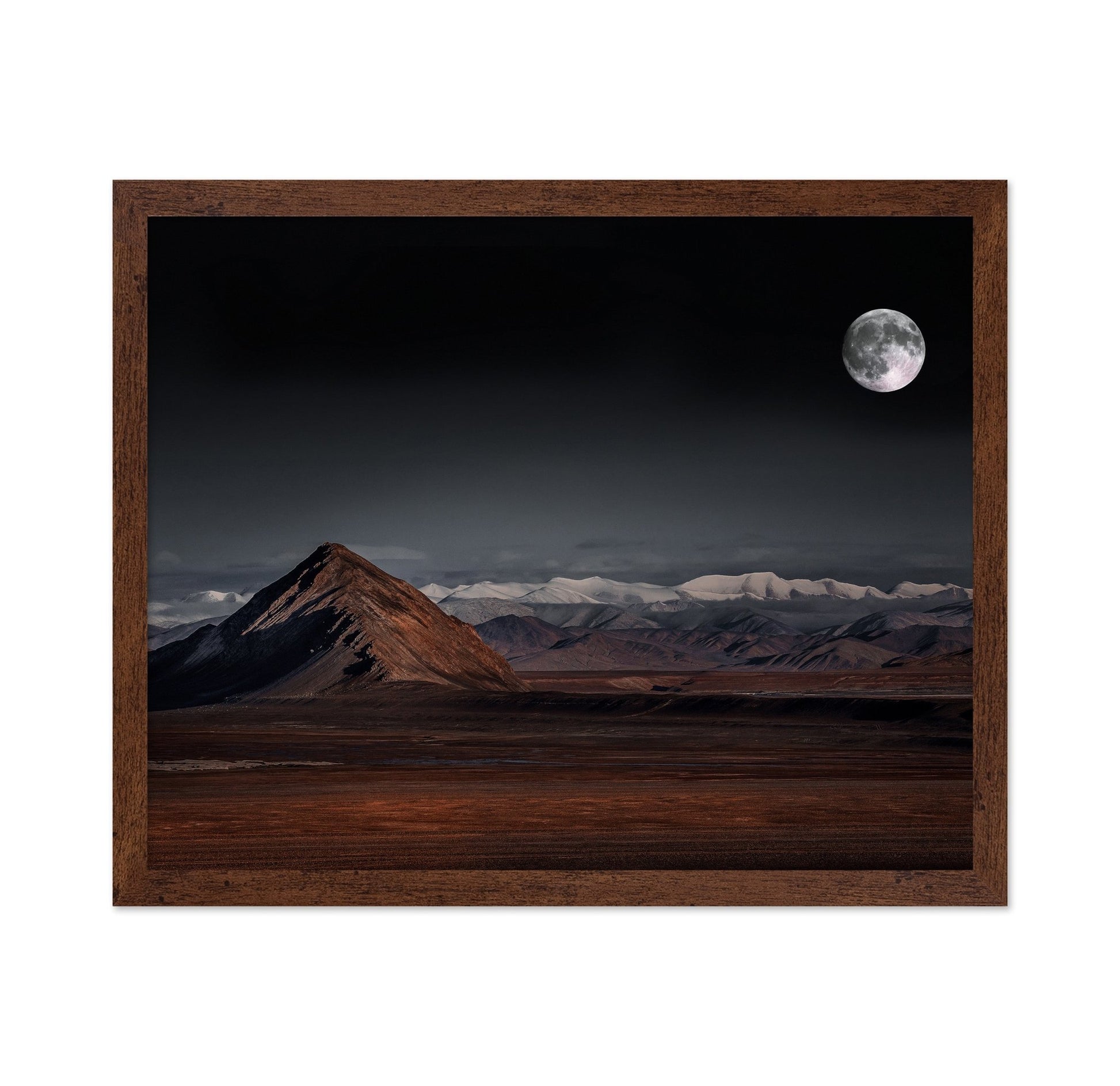 Moonlit Desert Peak