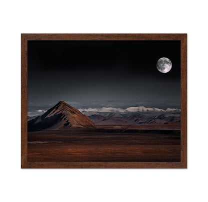 Moonlit Desert Peak