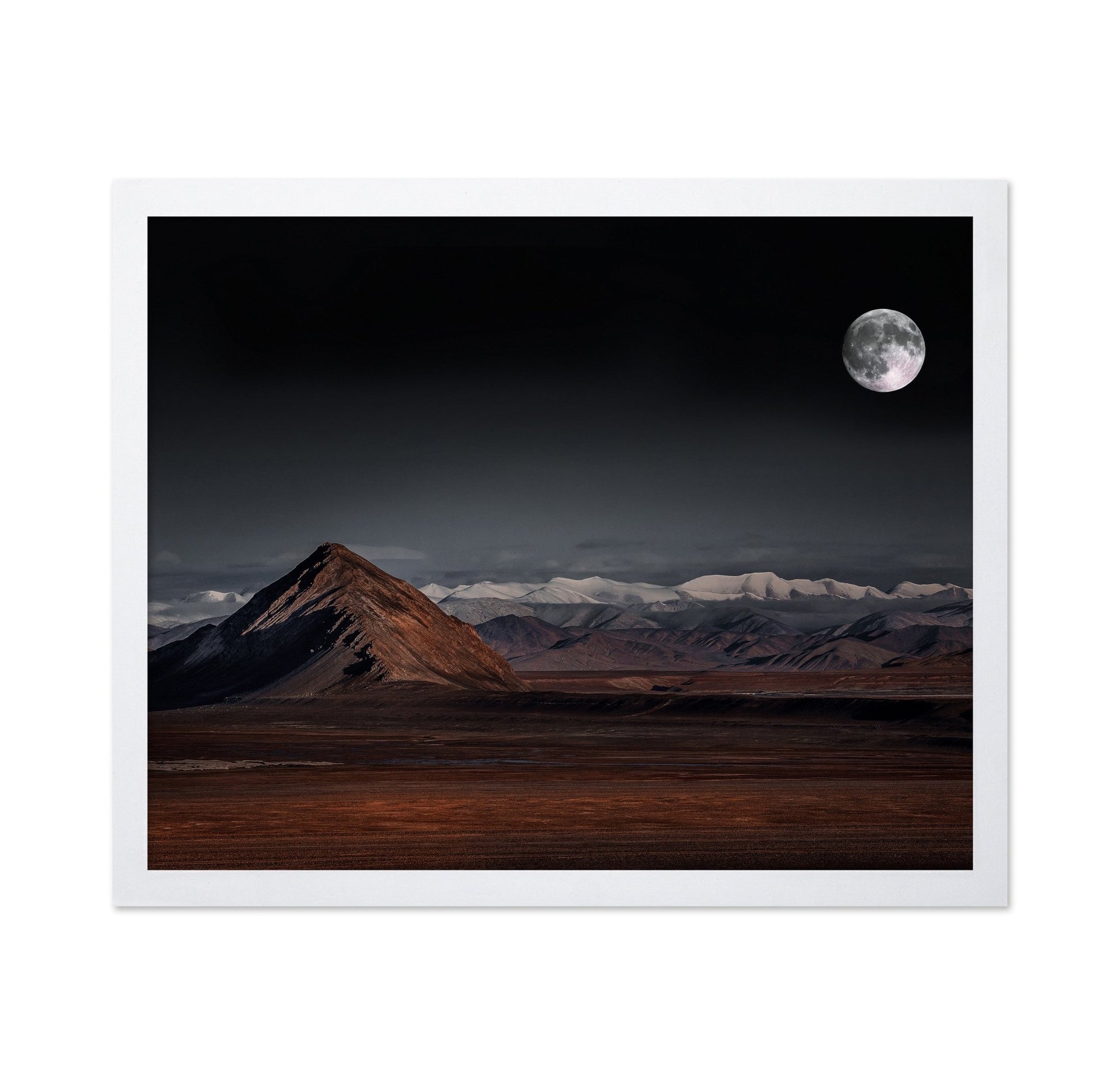 Moonlit Desert Peak