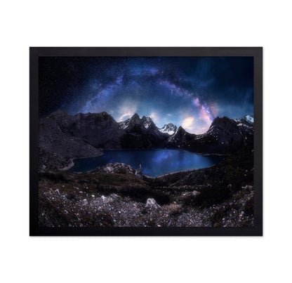 Milky Way Lake Peaks No2