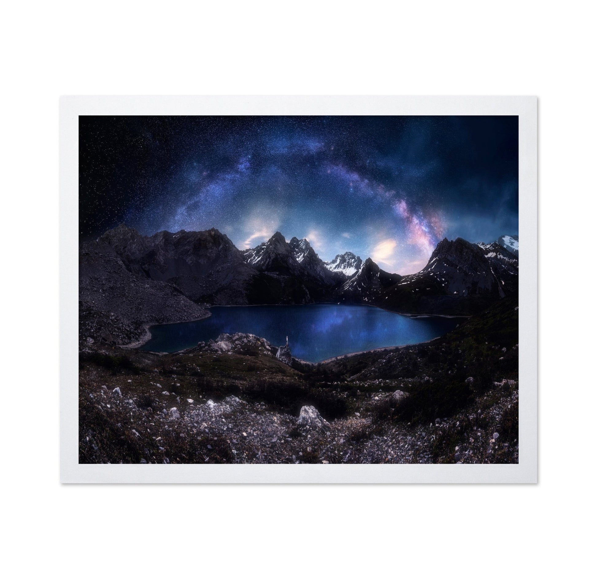 Milky Way Lake Peaks No2