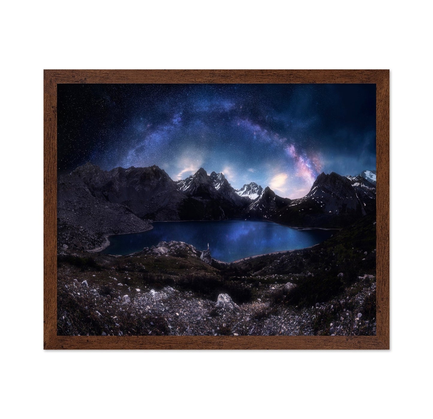 Milky Way Lake Peaks No2
