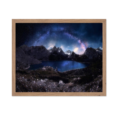 Milky Way Lake Peaks No2